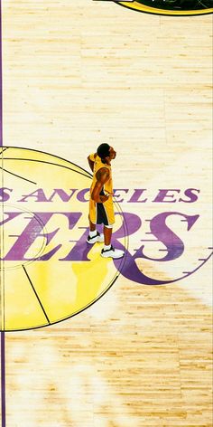 the los angeles lakers basketball team is on the court