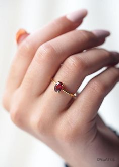 Minimalist Ruby Ring For Anniversary, Modern Gold Ruby Ring As Gift, Modern Gold Ruby Ring For Gift, Minimalist Open Ruby Ring As Gift, Modern Ruby Birthstone Ring For Anniversary, Minimalist Open Ruby Ring For Gifting, Modern Open Birthstone Ring For Gift, Classic Gemstone Birthstone Ring As Gift, Classic Birthstone Ring With Gemstone For Gift