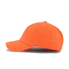 Adjustable hat. Cap is "One Size Fits Most" (OSFM). KBEthos plain dadhat in neon orange. Hat Material: 100% CottonCrown: Neon OrangeVisor: Neon OrangeButton: Neon OrangeUndervisor: Neon OrangeStrap: Neon Orange Trendy Dad Hat Cap, Summer Dad Hat In Solid Color, Solid Color Summer Dad Cap, One Size Fits Most Dad Hat For Streetwear, Orange Snapback Hat For Sports, Solid Dad Hat With Curved Visor For Spring, Adjustable Orange Cotton Hat, Spring Dad Hat With Curved Visor, Orange Cotton Baseball Cap