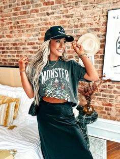 Monster Mash Tee Sizes: S-3XL TAT: 2-3 weeks We recommend sizing up 1-2 sizes for oversized fit Oversized Edgy T-shirt For Fall, Edgy Oversized Tops For Summer, Edgy Oversized Summer Tops, Edgy Short Sleeve T-shirt For Fall, Urban Style Short Sleeve T-shirt For Fall, Edgy Short Sleeve Fall T-shirt, Urban Tops With Letter Print For Loungewear, Urban Style Letter Print Tops For Loungewear, Urban Letter Print Tops For Loungewear