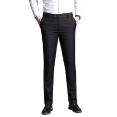 Make Men's Slim-Fit Dress Pants a staple for your professional lifestyle It is important that you dress right for all occasions. That's why these slim fit dress pants are designed to capture the style and elegance suitable for any event. Very suited for the office and easily transitions to your evening social get-togethers. Free Shipping Available! The Men's Slim-Fit Dress Pants features:- A full-length dress pants that is casual in its feel and fit with its flat front design and straight foot s Trousers Men Formal, Mens Plaid Dress Pants, Man Trousers, Casual Man, Trousers Mens, Plaid Dress Pants, Fashion Formal, Black Dress Trousers, Slim Fit Dress Pants