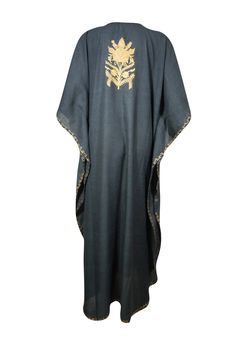 Woman Caftan Dress Black Floral Embroidered Dresses L-2XL Kaftans make great gifts and are super cute for a destination beach wedding or as a boho dress for the rehearsal dinner.Cotton Fabric Relaxed fit, multiple uses.Measurement : Length : 54" chest : 54 " inch, One size fits L/XL/2XLProduct Care Instructions: HANDWASH WITH CARE DRIP DRY caf-3485 Shipping Clothing, textiles, and smaller items will ship USPS or UPS within 1-3 days of the date of the order and delivery takes 3-5 business days. E Black Kaftan For Beach And Eid, Embroidered Tunic Abaya For Vacation, Traditional Black Kaftan For Vacation, Traditional Black Dress For Vacation, Traditional Black Free Size Dress, Black Beach Dress For Eid, Black Tunic Kaftan For Festive Occasions, Traditional Tunic Abaya For Beach, Black Festive Kaftan For Festivals