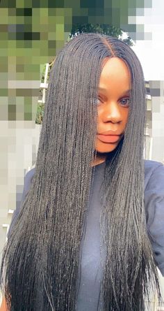 This is a beautiful micro million braided wig in the photo above.It is nano slim, very very tiny twists, Color displayed on mannequin is black, on a closure. It is NOT a frontal or full lace wig. This is a custom made to order braided wig, it is handmade within 2 to 3 weeks and about  five days to deliver.  This  wig is high quality made on a single part lace , center closure. You may opt for Side part closure , left or right, as well. Please also select your preferred length and color preferenc One Million Braids, Side Part Closure, Tiny Braids, Million Braids, Micro Braids Styles, Dutch Braid Ponytail, Gray Wig, Hair Inspired, Micro Twists