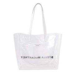 [Stella McCartney] Tote Bag 541618 W8471 Clear | eBay Casual Clear Bags For On-the-go, On-the-go Clear Tote Shoulder Bag, Modern Clear Tote Shoulder Bag, Modern Clear Bag For Daily Use, Modern Clear Bags For Daily Use, Everyday Clear Bag, Modern Clear Bag For Everyday Use, Modern Clear Bags For Everyday, Casual Clear Shoulder Bag