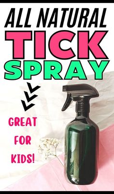 A spray bottle with homemade natural tick repellent that's safe for kids and dogs to use! Essential Oil Tick Repellent For Humans, Home Remedy For Ticks On Dogs, Dog Tick Repellant Diy, Dog Tick Spray, How To Repel Ticks On Humans, Essential Oils To Repel Ticks, Best Tick Repellent For Humans, Essential Oil Tick Spray For Dogs, Repel Ticks People