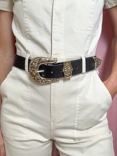 Harley Big Buckle Belt-Black Big Buckle Belt, Buckle Belt, Mixed Metals, Metal Buckles, Black Media, Black Belt, Italian Leather, Belt Buckles, Solid Brass