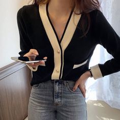 Sweater Jackets, Clothes Spring, Knit Coat, Cardigan Long Sleeve, Black Y2k, Jackets Women, Y2k Clothes, Cardigan Long, Knitted Coat