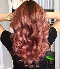 Boxed Hair Color, Warm Hair Color, Gold Hair Colors, Hair Color Rose Gold, Colored Hair Tips, Balayage Blonde, Color Board, Hair Color Pastel, Hair Color Auburn