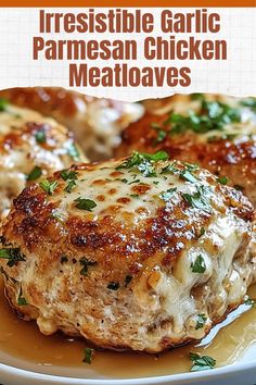 Upgrade your dinner with these irresistible Garlic Parmesan Chicken Meatloaves! Packed with savory garlic, creamy Parmesan, and tender chicken, these mini loaves are perfectly portioned and bursting with flavor. Ideal for weeknight meals or meal prep, they’re quick to make and pair beautifully with veggies or pasta. Comfort food just got a gourmet twist! Garlic Chicken Meatloaf, Chicken Loaf, Perfect Meatloaf, Chicken Marinara, Traditional Meatloaf, Chicken Meatloaf, Mini Loaves, Creamy Parmesan Sauce, Creamy Parmesan