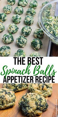 the best spinach balls appetizer recipe