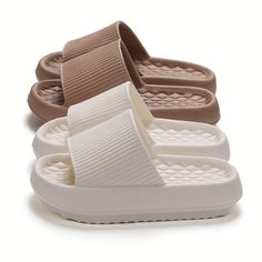 Material:EVAPatterned:Solid colorType:Slip-onAll-season:SummerPrinting Type:No PrintingItem ID:PH59219 White Flat Slip-ons For Summer, White Slip-ons For Beach In Spring, Comfortable Slip-ons For Summer Vacation, Summer Beach Flat Slip-ons, Comfortable Flat Slip-ons For The Beach, Beige Non-slip Slides For The Beach, White Non-slip Slip-ons For Summer, Comfortable Non-slip White Sandals, Comfortable Flat Slip-ons For Summer