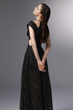 Dawn Break A-line Cut-Out Embroidered Lace Ankle Length Dress | MEAN BLVD A Line Cut, Types Of Lace, Ankle Length Dress, Lace Embroidery, Lace Patterns, Embroidered Lace, Ankle Length, Lace Fabric, Floral Lace