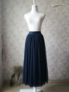 Handmade Navy Blue MAXI SKIRT, Plus size Adult Tulle Skirts, Maxi Tulle Skirt, Navy Long Skirts for wedding<br /><br />* This maxi dress is made from 3 layers top quality Tulle and one piece of imitating soft chiffon lining as inner layer, which let the skirt looks so bouffant. The third layer is special pleated to add the bouffant effects.<br /><br />* The standard maxi length is 40in, and we can make the skirt length as of request. <br /><br />* High waist / full circle. Actually this dress is Wedding Skirt Outfit, Plus Size Tutu Skirt, Wedding Tulle Skirt, Tulle Skirt Plus Size, Tulle Skirt Outfit, Maxi Tulle Skirt, Green Tulle Skirt, Maxi Skirt Plus Size, Adult Tulle Skirt