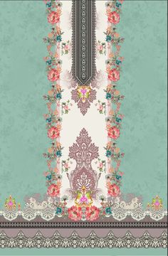 Kameez Designs, Textile Prints Design, Kurti Design, Prints Design, Salwar Kameez Designs, Botanical Drawings, Kurti Designs, Textile Prints, Salwar Kameez