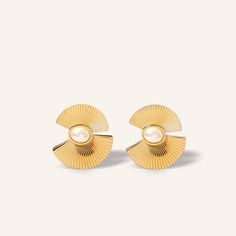 Details: Stainless steel. Water resistant. Elegant Round Metal Flower Earrings, Flower-shaped Metal Earrings, Chic Metal Flower Shaped Earrings, Chic Metal Flower-shaped Earrings, Chic Flower Shaped Metal Earrings, Chic Flower-shaped Metal Earrings, Jewellery Photo, Steel Water, Photo Jewelry