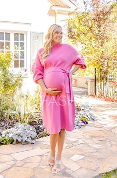 Alesha Barbie Pink Sweater Dress - DM Exclusive - Maternity Friendly Quality online women’s modest clothing & accessories boutique. Everything you need at unbeatable prices. Modest dresses Modest bridesmaid dresses, modest missionary dresses, plus size modest fashion, xs-4xl sizes, modest fashion for all bodies, mother of the bride dresses Modest swim designs. One pieces, tankinis, midkinis, and more! Sister Missionary Dresses, Modest Lace Dress, Plus Size Modest, Modest Floral Dress, Pink Sweater Dress, Modest Swim, Boutique Style Outfits, Modest Bridesmaid Dresses, Dresses Modest