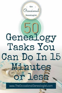 a notebook with the title 50 geneal technology tasks you can do in 15 minutes or less