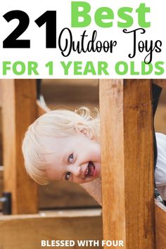 best outdoor toys for 1 year olds