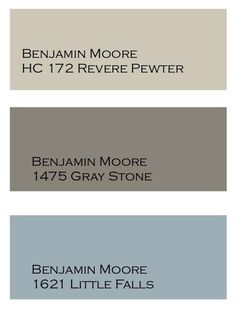 four different shades of gray paint