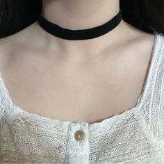 Handmade Choker. This Is The Most Basic Choker That You Need In Your Wardrobe. It Goes Well With Everything And Adds A Sexy Edge To Every Outfit. It's 5/8" Thick, 12" Long, And Has A 2.25" Extender. Thick Choker Necklace, Black Lace Choker Necklace, Black Velvet Choker Necklace, Black Lace Choker, Lace Choker Necklace, Velvet Choker Necklaces, Black Velvet Choker, Handmade Chokers, Velvet Choker