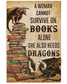 Journals Quotes, Poster Art Ideas, Library Cat, Dragon Quotes, Book Journals, Library Posters, Owl Wall Art, Vertical Poster, Bedroom Posters