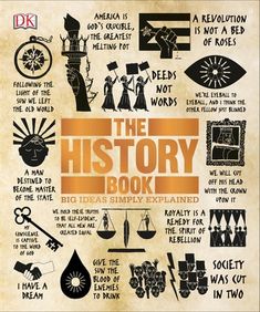 the history book is shown in black and white