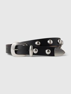 Vegan Leather Studded Belt | Gap Romanticizing School, Silver Belt Buckle, Studded Belt, Western Belts, Christmas 2024, Women's Bags, Belts For Women, Womens Scarves, Leather Belt