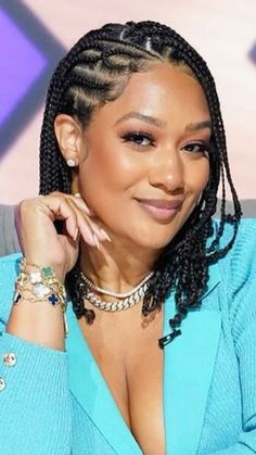 Summer Braid Styles 2024, Short Braids Hairstyles For Black Women, Wedding Braids Black Women, Hairstyles For African Women, Crystal Renee, Cornrows Natural Hair, Protective Hairstyles For Natural Hair