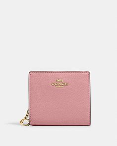 COACH® Outlet | Snap Wallet Compact Coach Wallet, Coach Rectangular Wallet With Coin Pocket, Coach Wallets With Zipper Closure, Coach Pink Wallet With Removable Pouch, Coach Wallet With Zipper Closure For On-the-go, Spare Change, Coach Wallet, Coach Outlet, Outlet