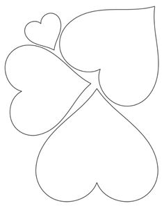 a paper flower with hearts cut out on the front and back side, ready to be used