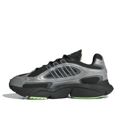 (WMNS) adidas Ozmillen 'Black Green Spark' IE5842 Women Adidas Outfit, Adidas Ozmillen, Adidas Outfit, Men Fashion Casual Outfits, Fashion Performance, Casual Style Outfits, Stylish Sneakers, Mens Fashion Casual, Men Fashion