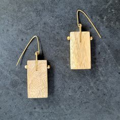 Listing Is For One Pair Of Wooden Earrings. Natural Color Earrings For Gift, Elegant Neutral Drop Earrings, Elegant Natural Color Drop Earrings, Big Hoops Earrings, Spike Ear Cuff, Large Dangle Earrings, Aluminum Earrings, Jewelry Wood, Mango Fruit