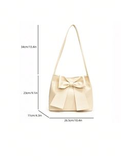 Elevate your style with our Chic Bow-Decorated PU Leather Shoulder Bag for Women. Crafted with stylish, lightweight PU leather, this bag is both fashionable and functional. With a spacious interior, it's perfect for carrying all your essentials. An elegant bow detail adds an extra touch of sophistication. Features : Lightweight, High-capacity Color : Beige Details : Bow Type : Bucket Bag Bag Size : Medium Pattern Type : Animal, Plaid Strap Type : Double Handle Style : Elegant, Fashionable Closur Elegant Hobo Bag With Adjustable Strap For Parties, Elegant Party Hobo Bag With Adjustable Strap, Elegant Bucket Satchel With Mobile Phone Bag, Elegant Crossbody Hobo Bag For Party, Formal Square Faux Leather Bag, Large Capacity Beige Shoulder Bag For Party, Beige Large Capacity Shoulder Bag For Party, Square Leather Shoulder Bag For Party, Zipper Closure Satchel As Gift