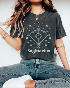 Comfort Colors Tshirt, Sagittarius Shirt, Birthday Gift For Sagittarius, Zodiac Sign Shirt, Christmas Gifts Astrology Tshirt Gifts For Her Colorado Bachelorette, Adventure Time Shirt, Bride Tee, National Park Shirt, Faith Clothing, Girls Trip Shirts, Bible Verse Shirt, Comfort Colors Tshirt, Religious Shirt