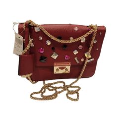 Nwt Henri Bendel Waldorf Chain Party Bag Jewels Maroon Witn Jewels On Front Gold Chain Normal Dents, Please Refer To Pics. New With Tags Never Used! Crossbody Clutch Purse, Fringe Tote Bag, Black Envelopes, Canvas Cosmetic Bag, Blue Clutch, White Shoulder Bag, Embroidered Shoes, Satchel Tote Bag, Barrel Bag