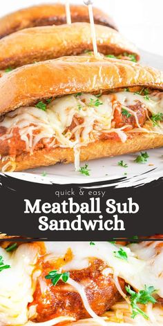 This meatball sub sandwich recipe is a quick recipe for any gathering that's guaranteed to become a regular in your meal rotation. The combination of perfectly seasoned meatballs, rich marinara sauce, and melted cheese, all nestled in a warm toasty roll is simply irresistible.