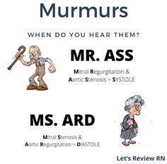 Heart Murmurs, Medical Mnemonics