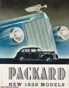 an advertisement for the new 1939 model car