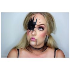 Doll Makeup, Halloween Makeup, Halloween Face, Face Makeup, Halloween Face Makeup, Halloween, Makeup, Beauty, Doll Make Up