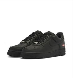 Modern Black Nike Air Force 1 For Streetwear, Supreme Logo, Purple Punch, Air Max Day, Nike Swoosh Logo, Nike Air Force 1 Low, Newest Jordans, Nike Air Vapormax, Nike Blazer