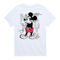 Michigan Wolverines He'll love his look while wearing this boys' Mickey Mouse Iconic Graphic Tee.© Disney FEATURES Crewneck Short sleevesFABRIC & CARE Solid colors: cotton; Heather colors: cotton, polyester Machine wash Imported Size: Small. Color: White. Gender: male. Age Group: kids. Material: Polyester|Cotton. Michigan Wolverines, Disney Mickey Mouse, Disney Mickey, Fabric Care, Solid Colors, Michigan, Graphic Tee, Age Group, Color White