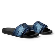 Introducing the Kyanite Rock Men's Slides, the perfect combination of style and comfort. These slides feature a unique design inspired by the natural beauty of kyanite rock, making them a standout addition to any outfit. The cushioned footbed and durable sole ensure all-day comfort, while the slip-on design makes them easy to wear. Whether you're running errands or lounging at home, these slides are a must-have for any fashion-forward man. Upgrade your footwear game with the Kyanite Rock Men's S Outdoor Slides With Textured Sole, Mens Slides, Gentle Touch, Running Errands, Natural Beauty, Fashion Forward, Unique Design, Slides, Leather Upper