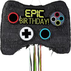 Game Controller Pinata - 55cm x 45cm x 7cm - The Base Warehouse Xbox Birthday Party, Video Game Party Favors, Video Game Cakes, Video Games Birthday Party, Pinata Party, Epic Party, Video Games Birthday, Video Game Party, Halloween Costume Shop