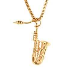 PRICES MAY VARY. Material: Stainless Steel Measure: Weight: 10g; Pendant Size: 45mm*50mm(1.77"*1.97"); with chain Hypoallergenic: Guaranteed to be Lead & Nickel free; No allergic, fade resistant Unique saxophone instrument design, simple and detailed enough to get noticed. This pendant necklace is sure to delight the music lovers. 2 Months WARRANTY. Each item will come with a quality pouch No matter what kind of jewelries you are looking for, for daily wear or for special occasion, PMTIER can me Saxophone Necklace, Piano Jewelry, Instrument Design, Saxophone Instrument, Punk Necklace, Musical Jewelry, Music Jewelry, Cubic Zirconia Rings, Brick House