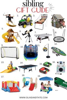 the ultimate gift guide for children with toys and gifts to give them this christmas season