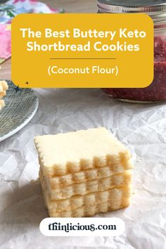 the best buttery keto shortbread cookies coconut flour