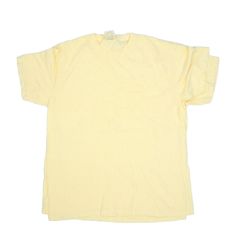 Comfort Colors Blank Plain Yellow Short Sleeve Adult T-Shirts Size Large 2 Pack Adult Size Large. 2 Pack. 100% Cotton Short Sleeve Blank T-Shirt. Ideal To Be Worn Blank Or Print Graphic Or Logo Why Shop With Us?Customer Service Is Our #1 Priority Excellent Pricing Excellent Feedback Quality Assurance Fast Shipping Feedbackif You Are Completely Satisfied With Your Purchase Please Leave Us Positive Feedback. If There Is An Issue With Your Order, Please Understand We Are Human And We Do Make Mistak Yellow Plain T-shirt With Relaxed Fit, Yellow Relaxed Fit Plain T-shirt, Yellow Plain Relaxed Fit T-shirt, Yellow Cotton Crew Neck Top, Basic Yellow Short Sleeve Tops, Yellow Short Sleeve Basic Top, Basic Plain Cotton Top, Basic Yellow Pre-shrunk Tops, Basic Yellow Crew Neck Shirt