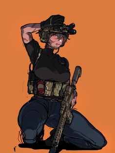 x.com/getsome General Art Military, Cop Character Design, Military Character Design, Ace Core, Soldier Fanart, Tyrant Resident Evil, Soldier Drawing, Tomboy Art