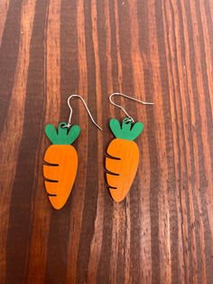 Cute Orange carrot earrings wooden Spring Gift Orange Earrings, Cute Orange Drop Earrings, Retro Handmade Orange Earrings, Carrot Accessories, Carrot Earrings, Festival Season, Carrots, Favorite Jewelry, Jewelry Earrings Dangle