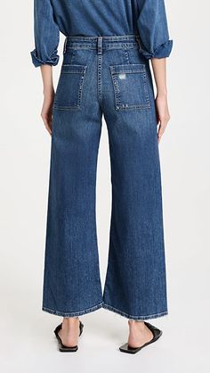 Nili Lotan Megan Jeans | Shopbop Nili Lotan, Shop Icon, Individual Style, Denim Pants, Autumn Winter Fashion, Bell Bottom Jeans, Ankle Length, Stretch Denim, Stretch Fabric